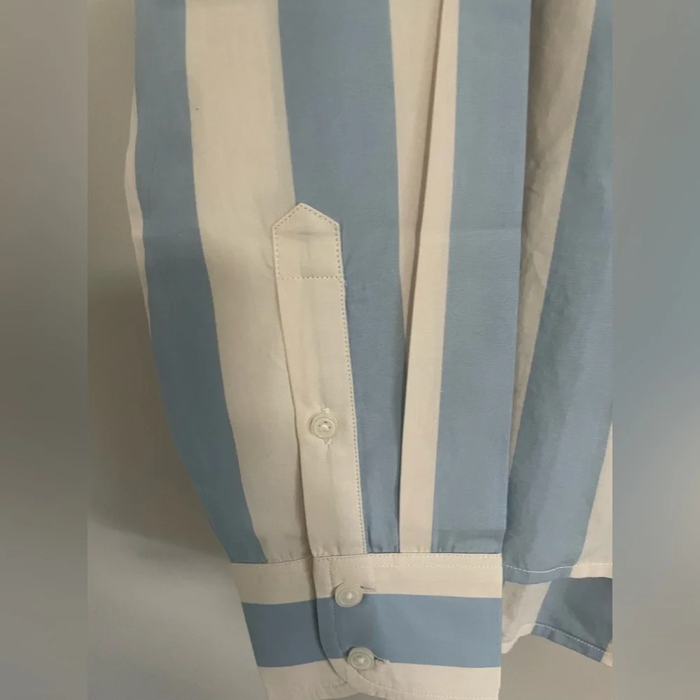J.Crew Relaxed-fit cropped shirt in Barlow stripe - Picture 7 of 10